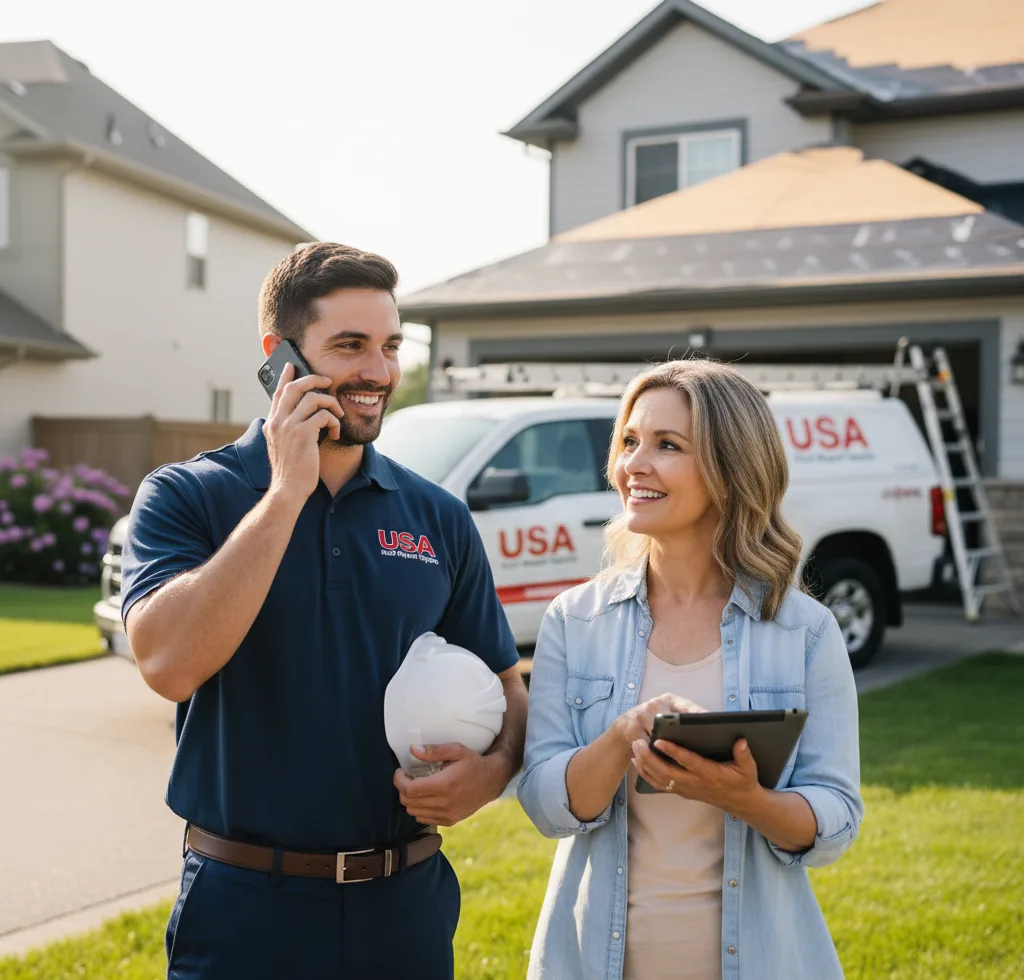 USA Roof Repair Experts customer support in Queen City